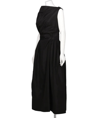 HIP DETAIL DRAPED BIND DRESS