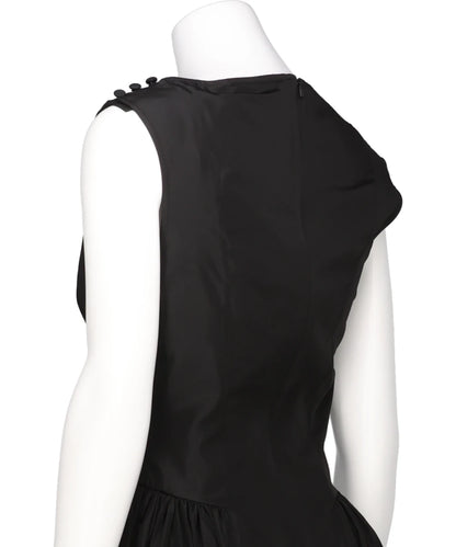 HIP DETAIL DRAPED BIND DRESS