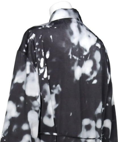 BOKASHI PRINT SHIRT DRESS