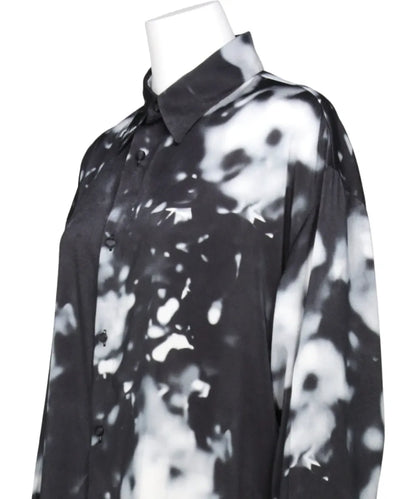 BOKASHI PRINT SHIRT DRESS