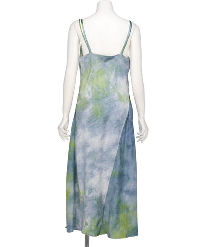 CAMI DRESS - GREEN BLUE