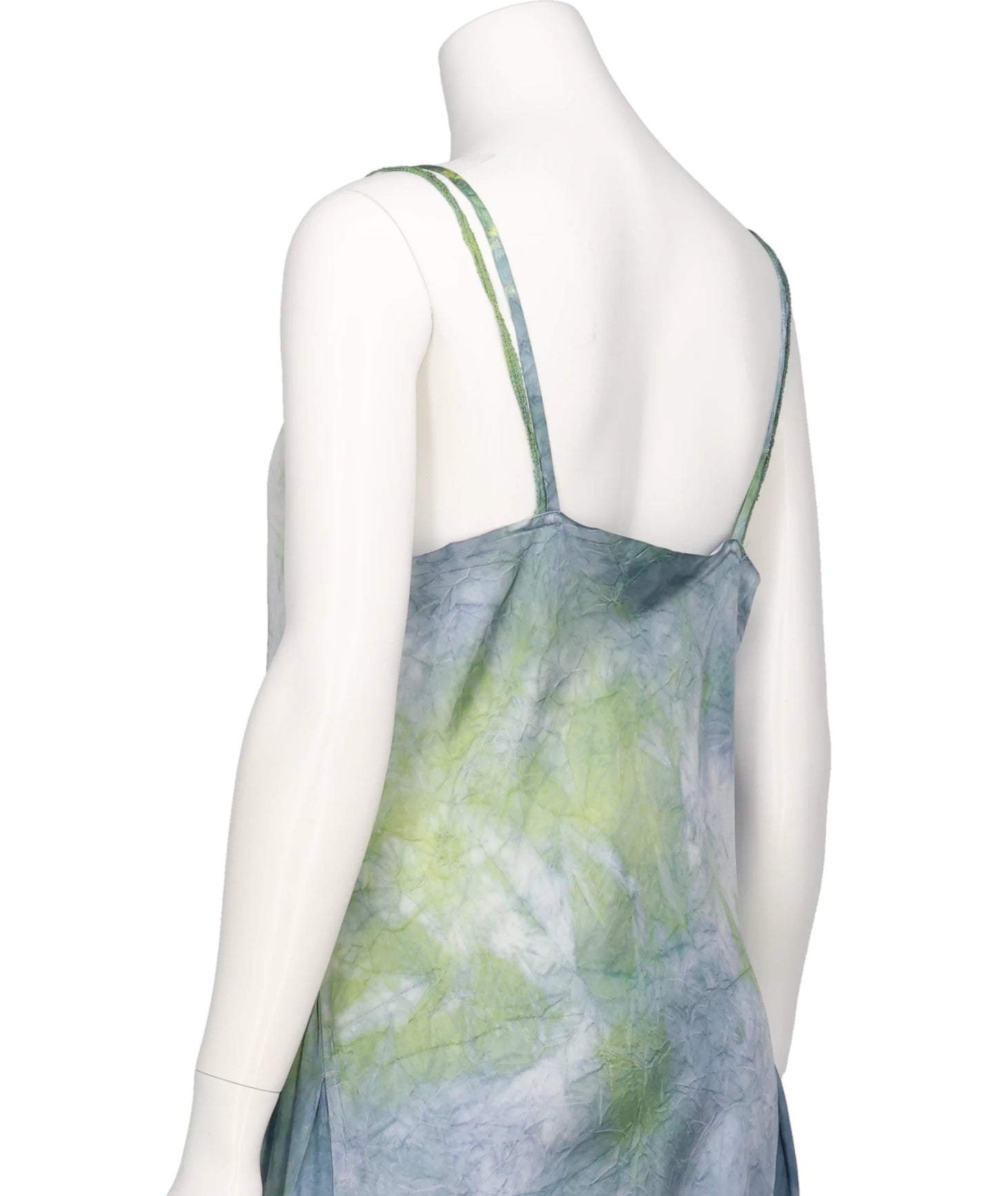 CAMI DRESS - GREEN BLUE