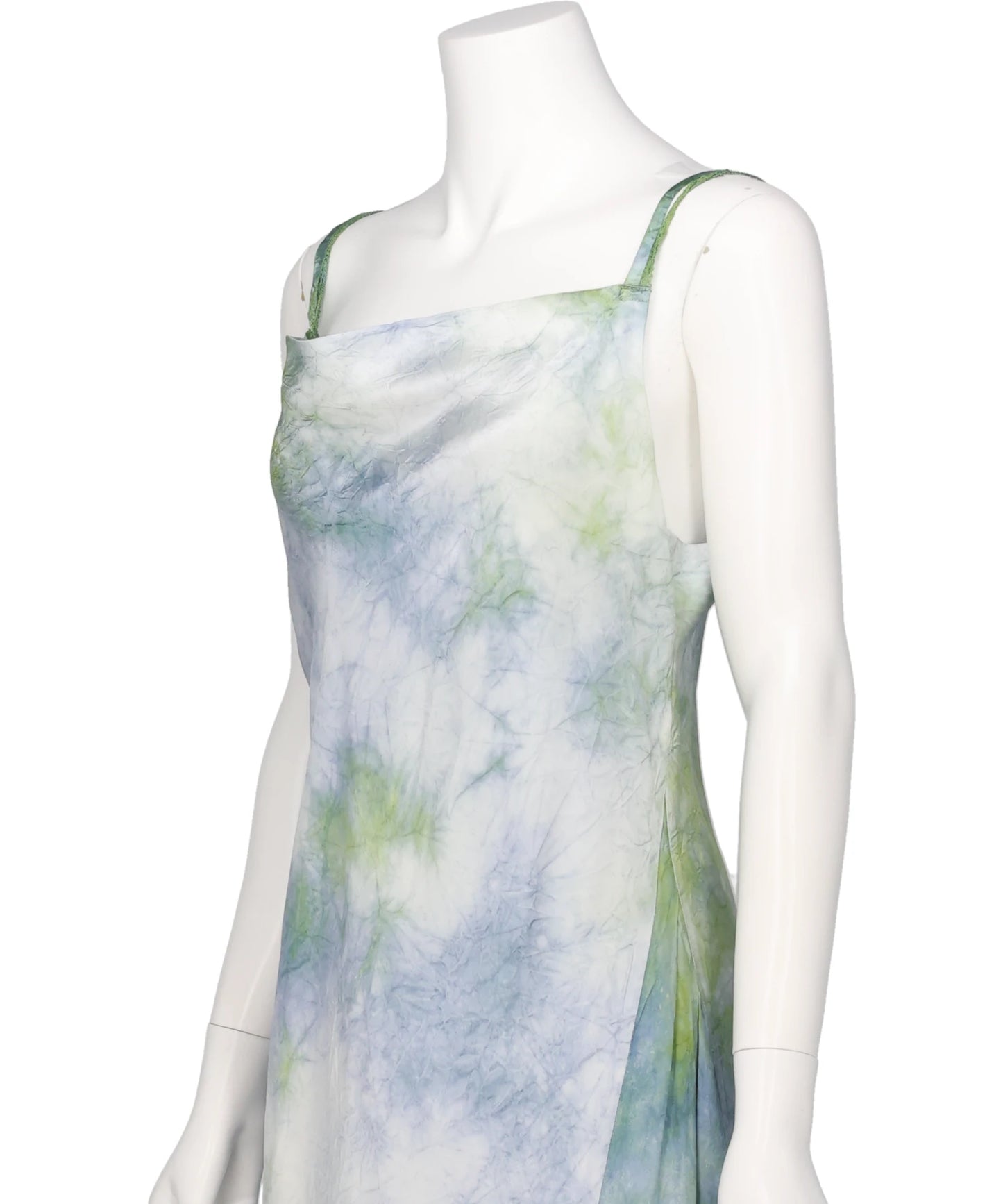 CAMI DRESS - GREEN BLUE