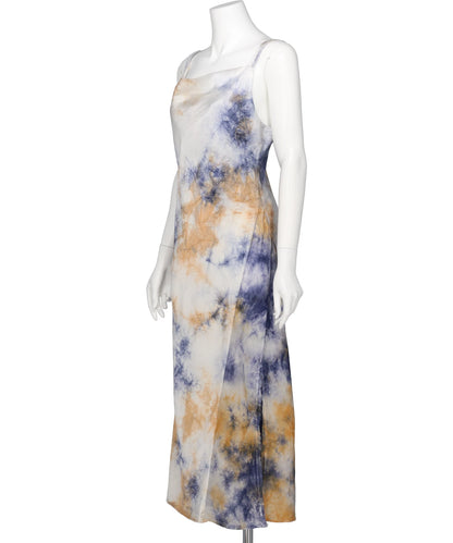 CAMI DRESS - PURPLE ORANGE