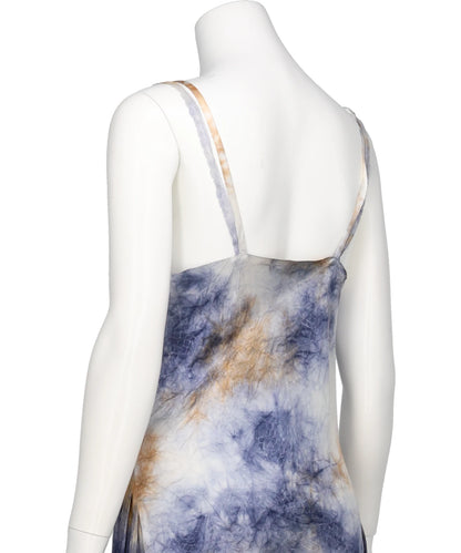 CAMI DRESS - PURPLE ORANGE