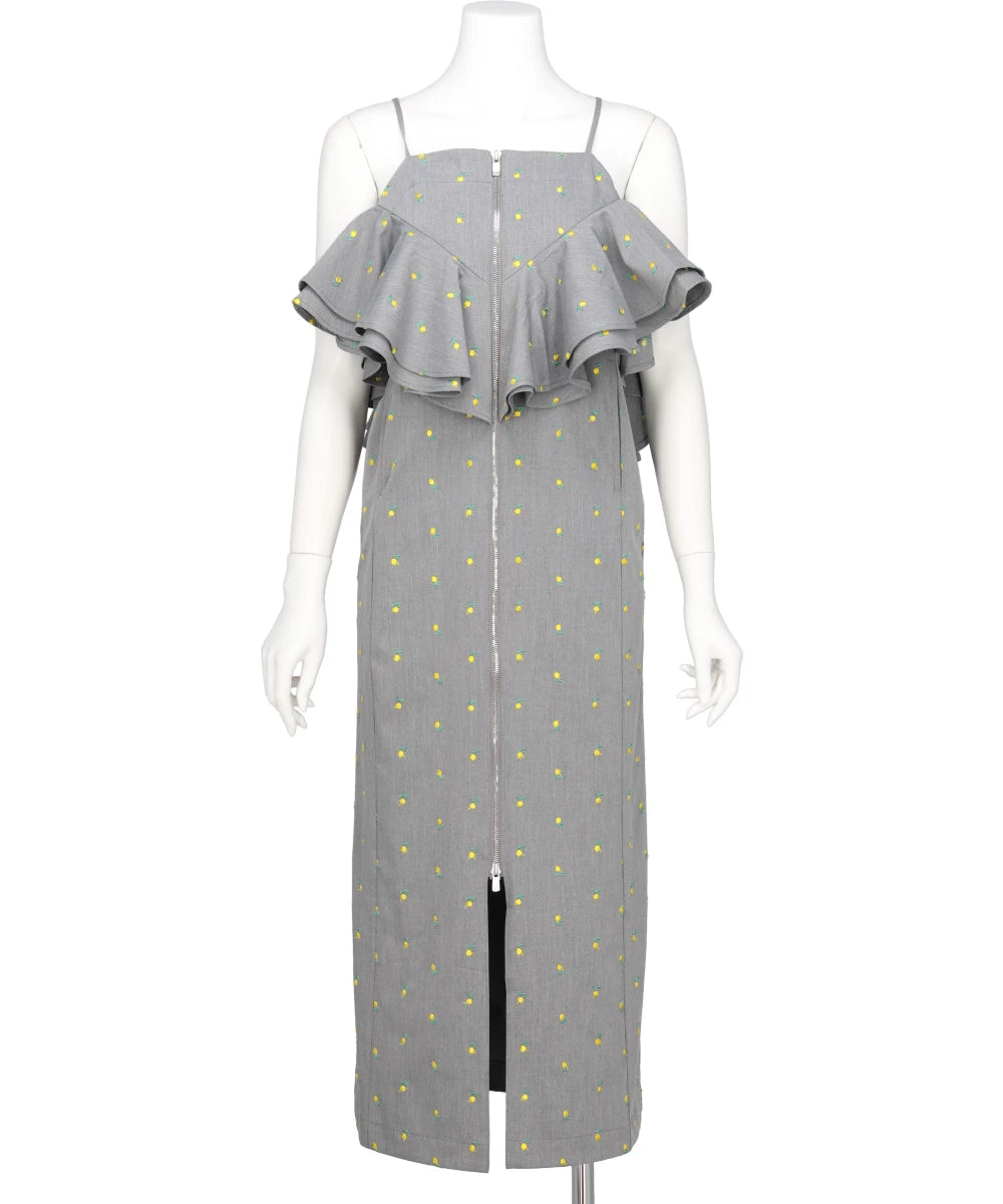 naokitomizuka(ナオキトミズカ) FLOWER EMBROIDERY DRESS