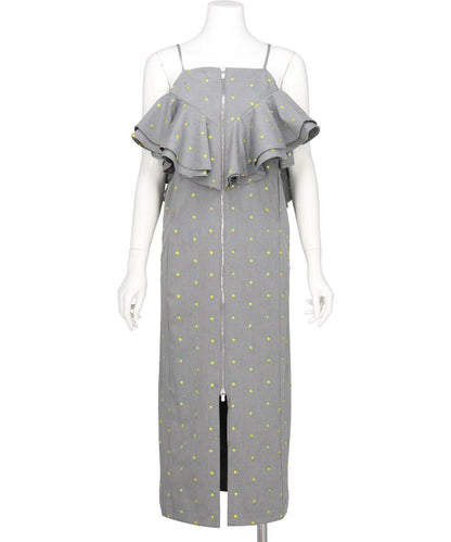 naokitomizuka(ナオキトミズカ) FLOWER EMBROIDERY DRESS