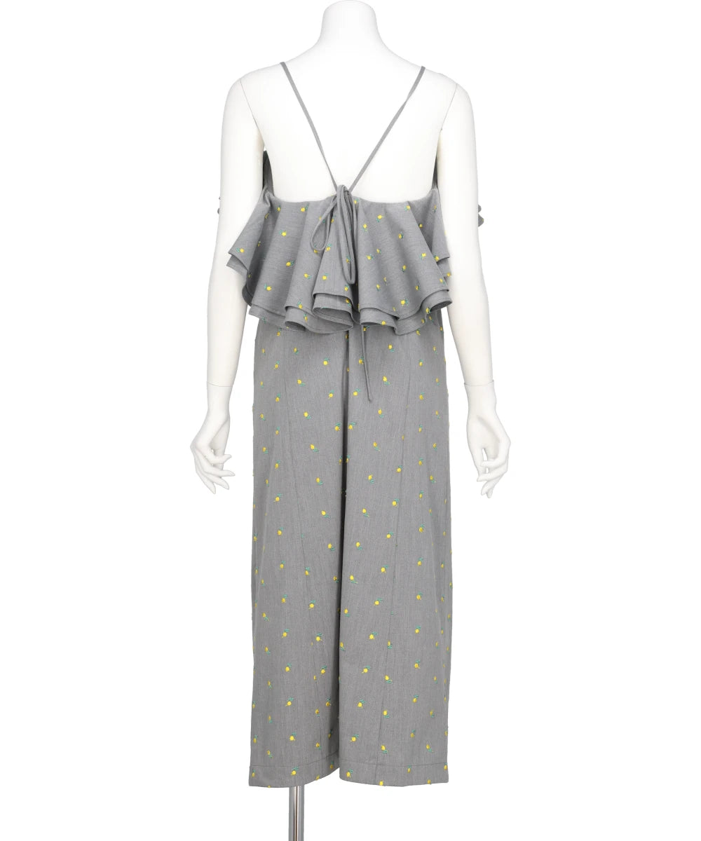 FLOWER EMBROIDERY DRESS