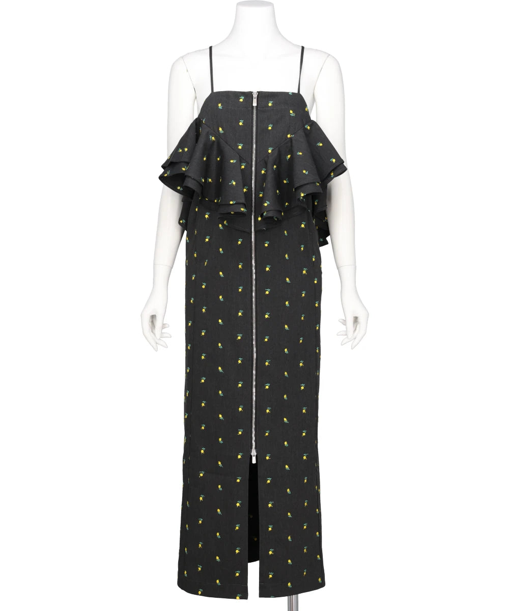 FLOWER EMBROIDERY DRESS