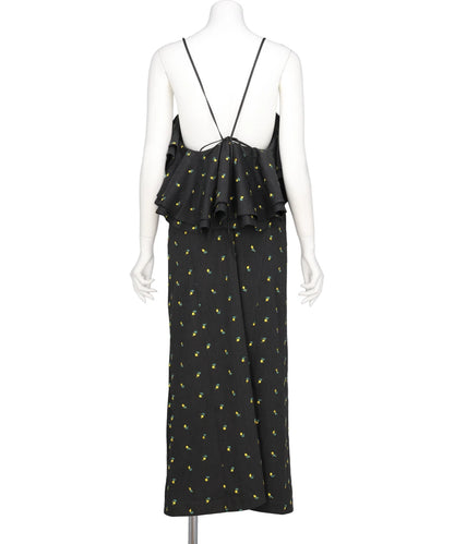 FLOWER EMBROIDERY DRESS