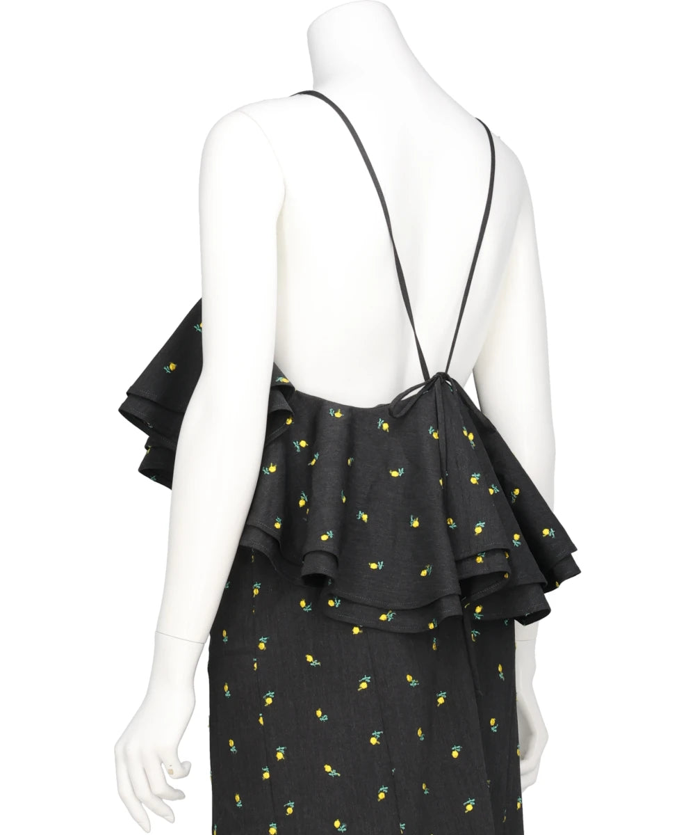 FLOWER EMBROIDERY DRESS