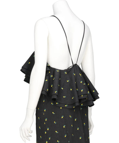 FLOWER EMBROIDERY DRESS