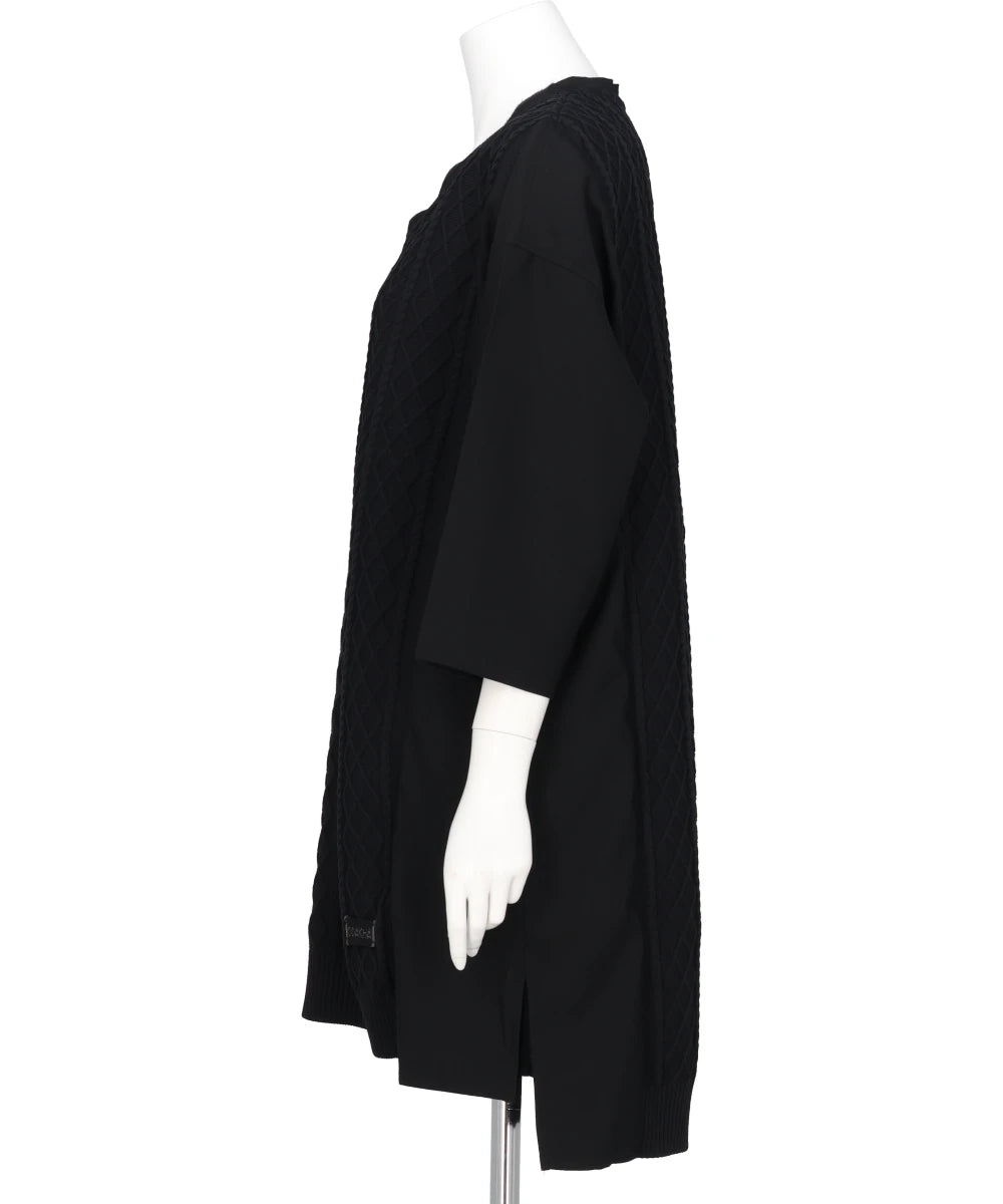 CABLE KNIT COMBINATION DRESS