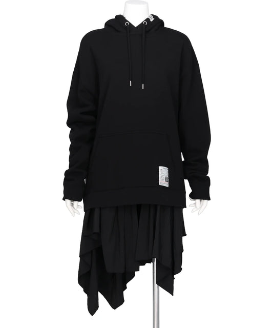 HOODIE COMBINED DRESS