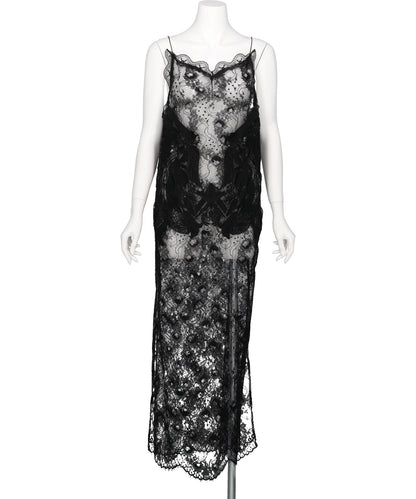 Mame Kurogouchi(マメクロゴウチ) 2026SS RIVERLACE CAMISOLE DRESS MM26SS-DR096
