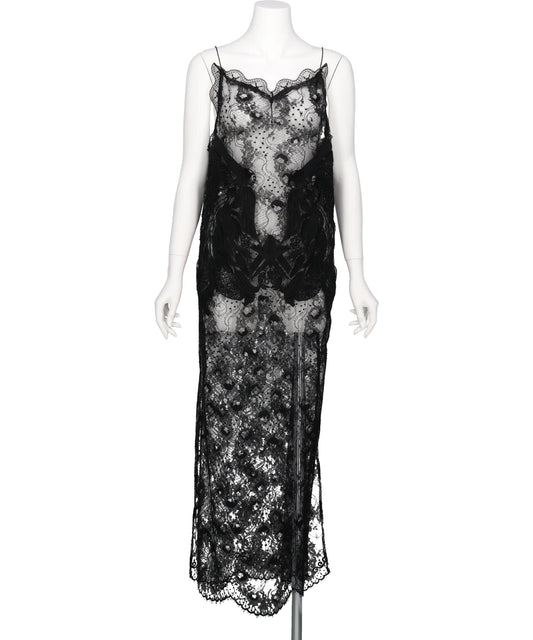 Mame Kurogouchi(マメクロゴウチ) 2026SS RIVERLACE CAMISOLE DRESS MM26SS-DR096