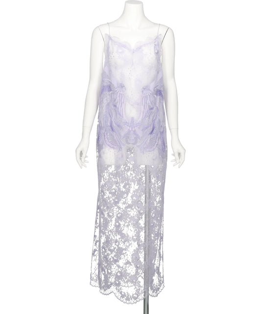 Mame Kurogouchi(マメクロゴウチ) 2026SS RIVERLACE CAMISOLE DRESS MM26SS-DR096