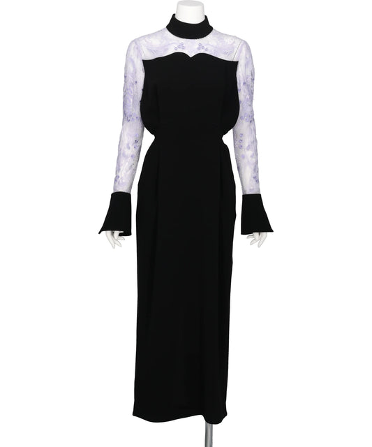 Mame Kurogouchi(マメ クロゴウチ)RIVERLACE SLEEVE CLASSIC DRESS