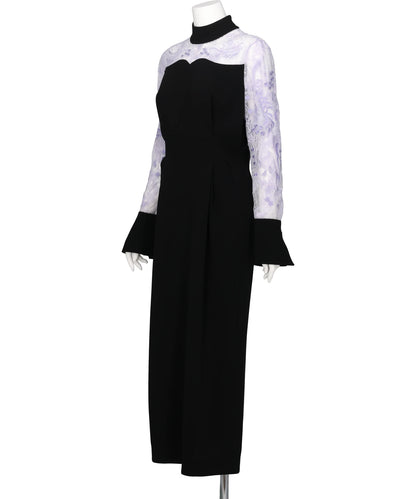 RIVERLACE SLEEVE CLASSIC DRESS