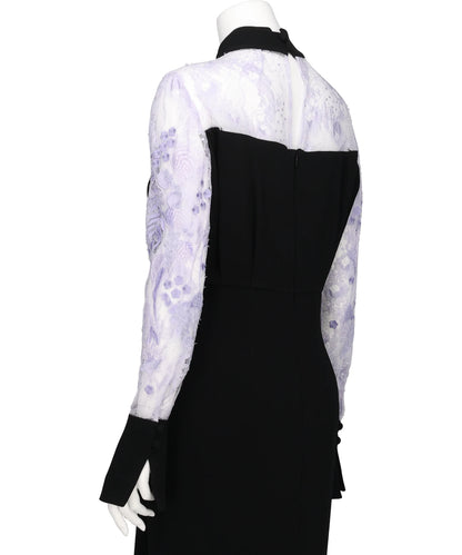 RIVERLACE SLEEVE CLASSIC DRESS