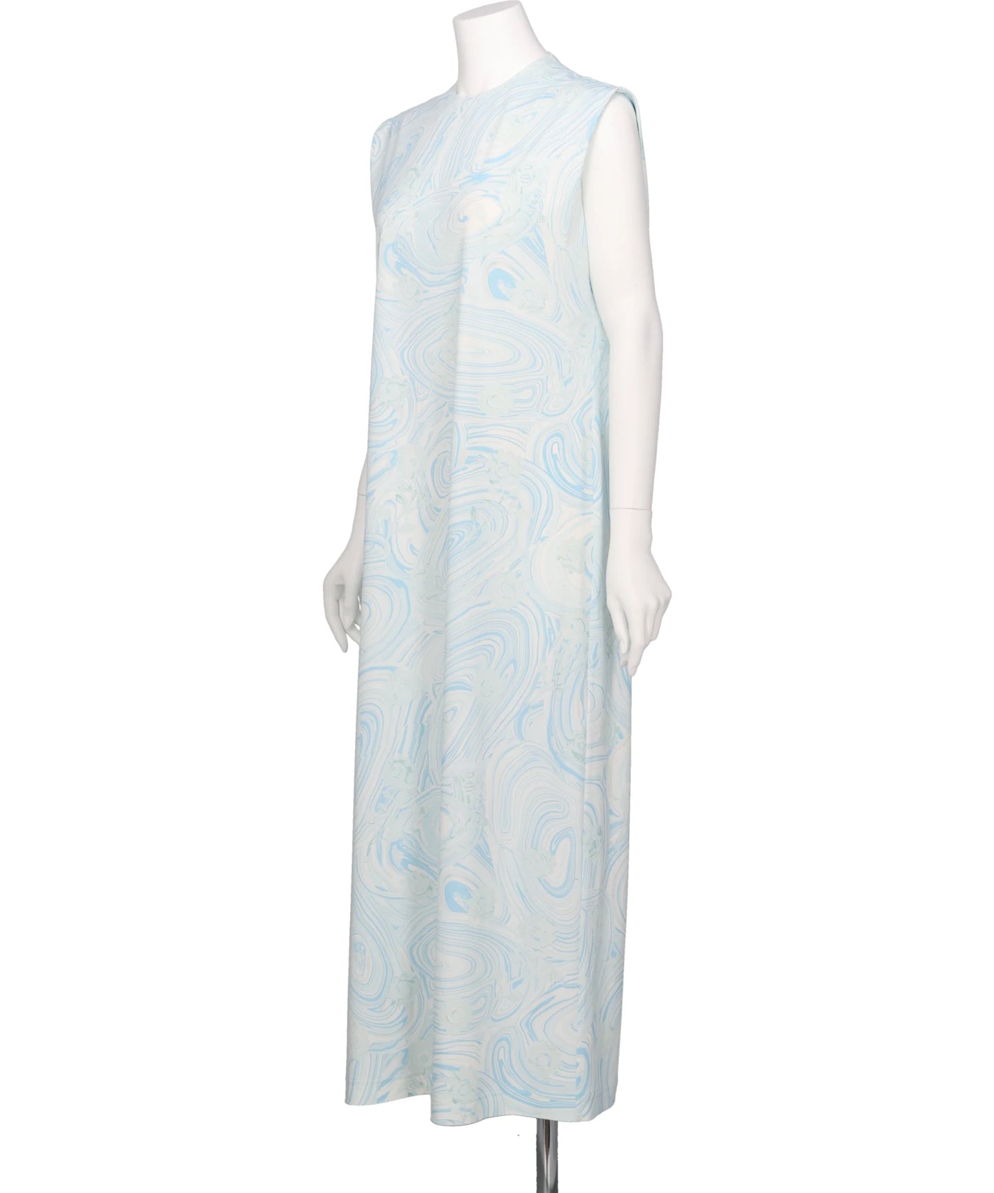MARBLE PRINT JERSEY DRESS