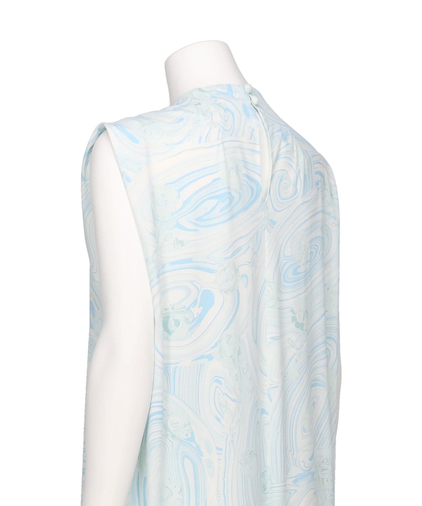 MARBLE PRINT JERSEY DRESS