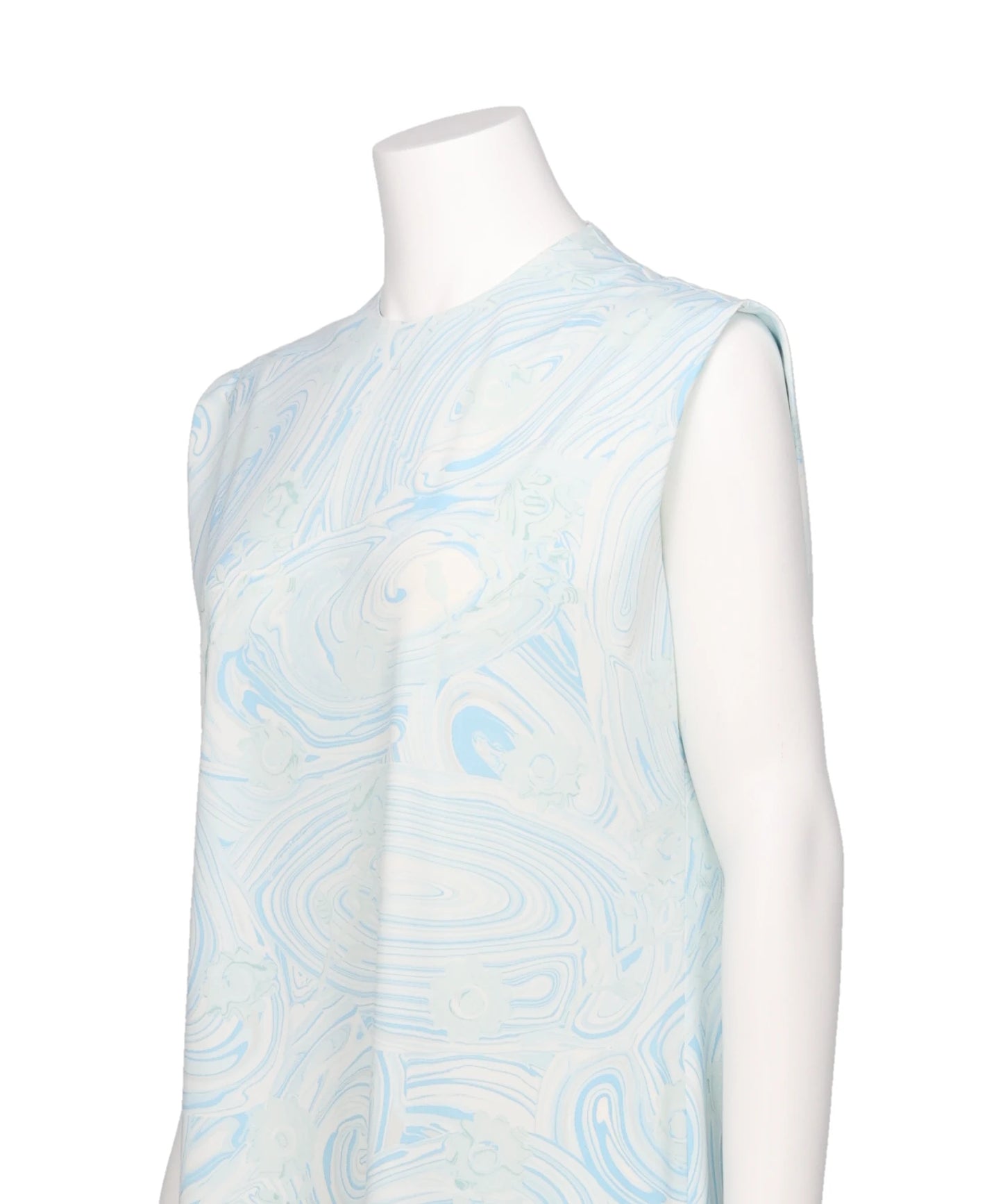 Mame Kurogouchi(マメクロゴウチ) 2026SS MARBLE PRINT JERSEY DRESS