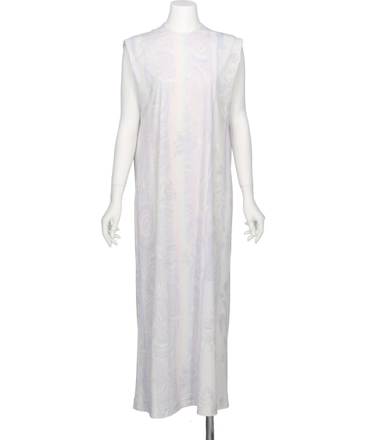 Mame Kurogouchi(マメクロゴウチ) 2026SS MARBLE PRINT JERSEY DRESS MM26SS-JS057
