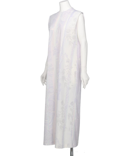 MARBLE PRINT JERSEY DRESS