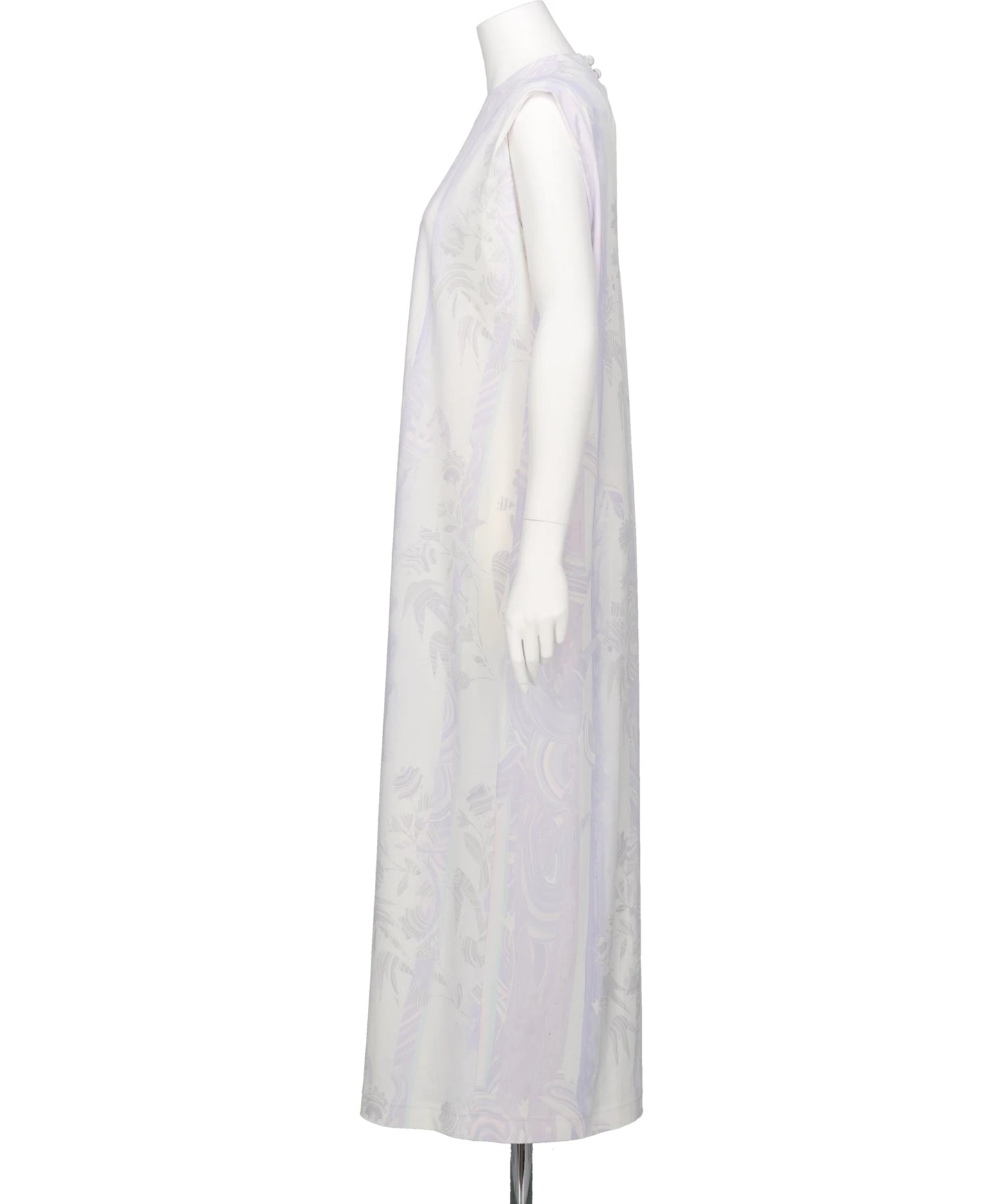 MARBLE PRINT JERSEY DRESS