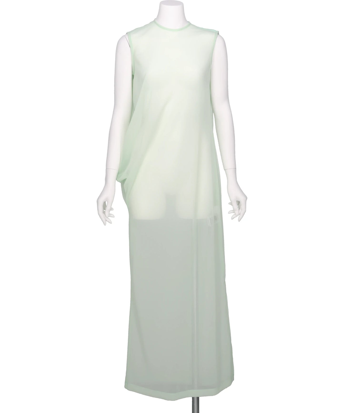 Mame Kurogouchi(マメクロゴウチ) 2026SS DRAPED JERSEY SHEER DRESS MM26SS-JS089