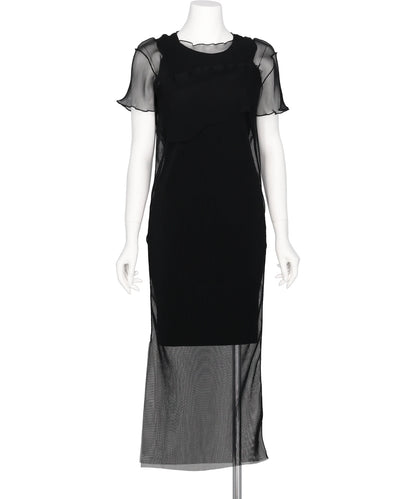 GHOST TODO DRESS SHORT SLEEVE +INNNERBLACK