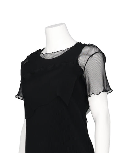 GHOST TODO DRESS SHORT SLEEVE +INNNERBLACK