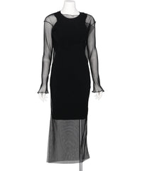 GHOST TODO DRESS LONG SLEEVE +INNNERBLACK