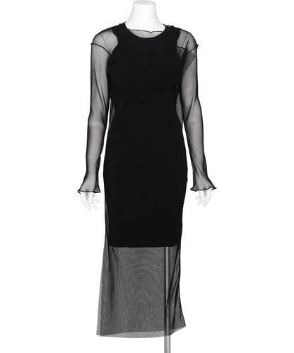 GHOST TODO DRESS LONG SLEEVE +INNNERBLACK