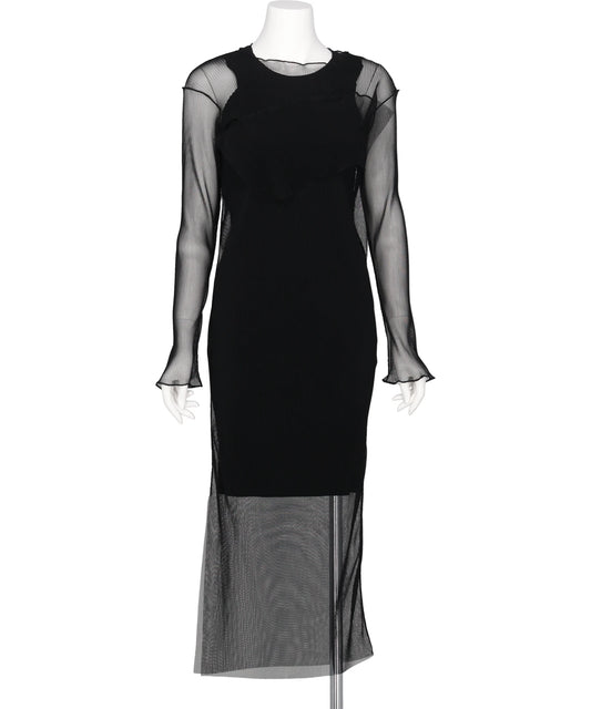GHOST TODO DRESS LONG SLEEVE +INNNERBLACK