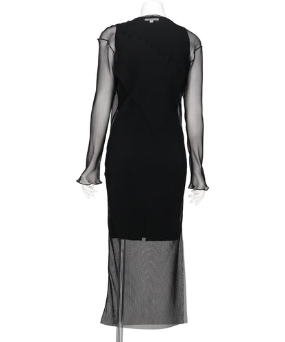 GHOST TODO DRESS LONG SLEEVE +INNNERBLACK