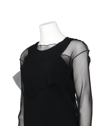 GHOST TODO DRESS LONG SLEEVE +INNNERBLACK