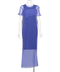 GHOST TODO DRESS SHORT SLEEVE +INNNER- GRAPE