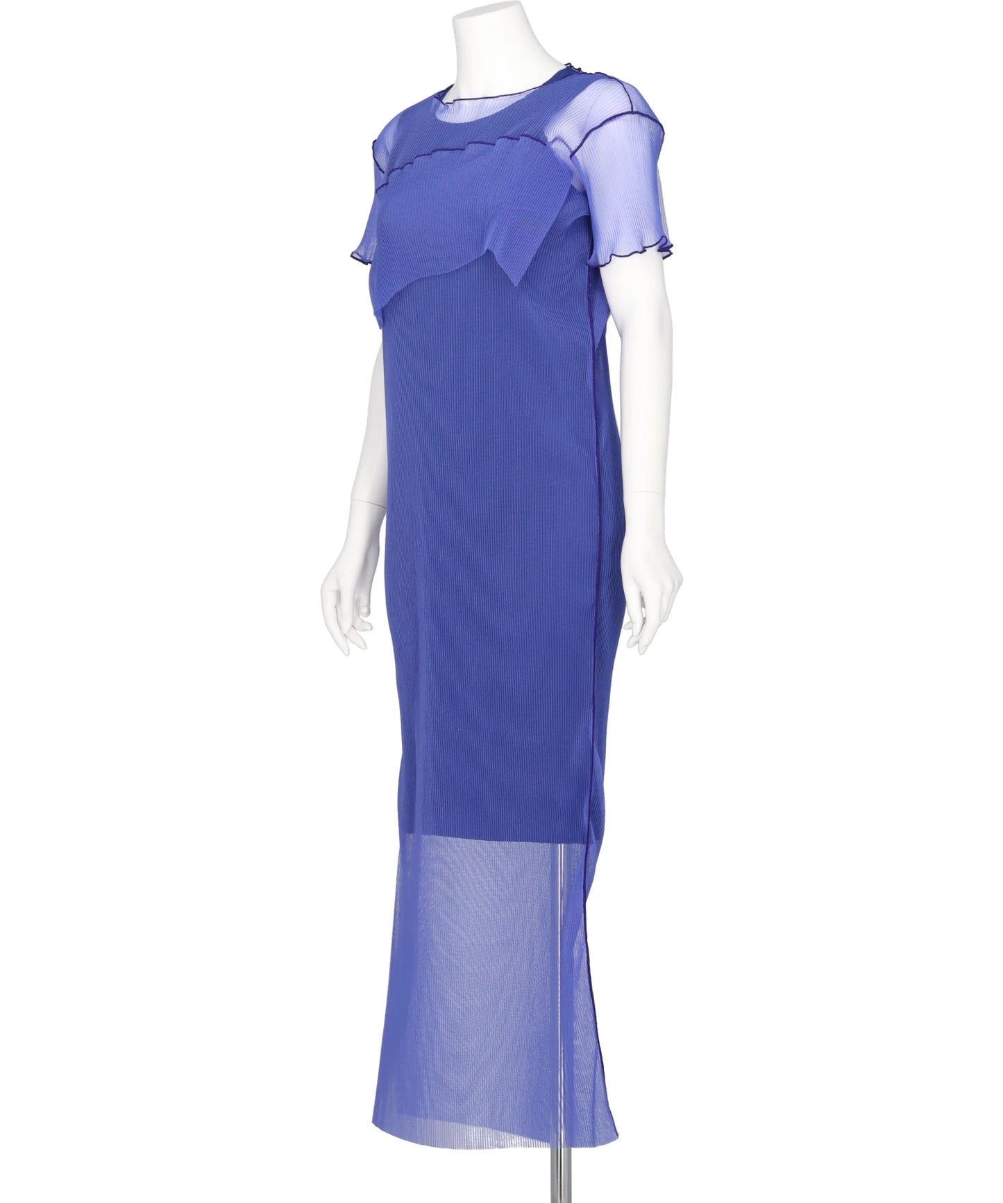 GHOST TODO DRESS SHORT SLEEVE +INNNER- GRAPE