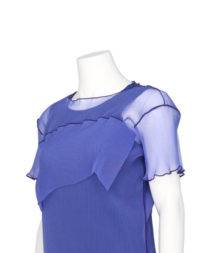 GHOST TODO DRESS SHORT SLEEVE +INNNER- GRAPE