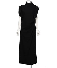 Mame Kurogouchi(マメ クロゴウチ)COTTON JERSEY ASYMMETRIC DRESS
