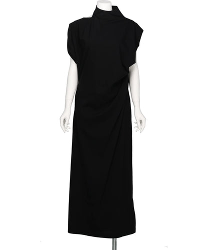 Mame Kurogouchi(マメ クロゴウチ)COTTON JERSEY ASYMMETRIC DRESS