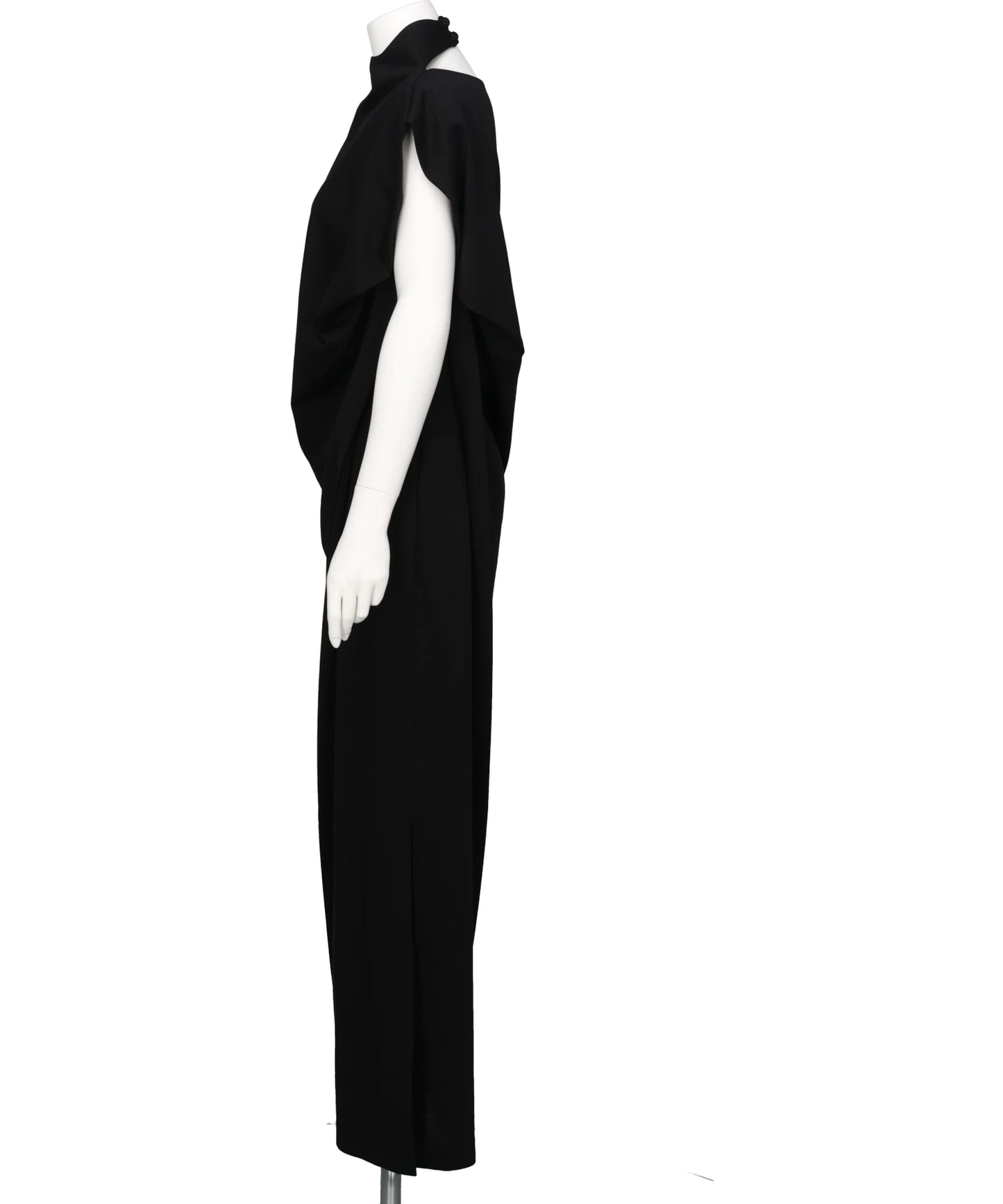COTTON JERSEY ASYMMETRIC DRESS