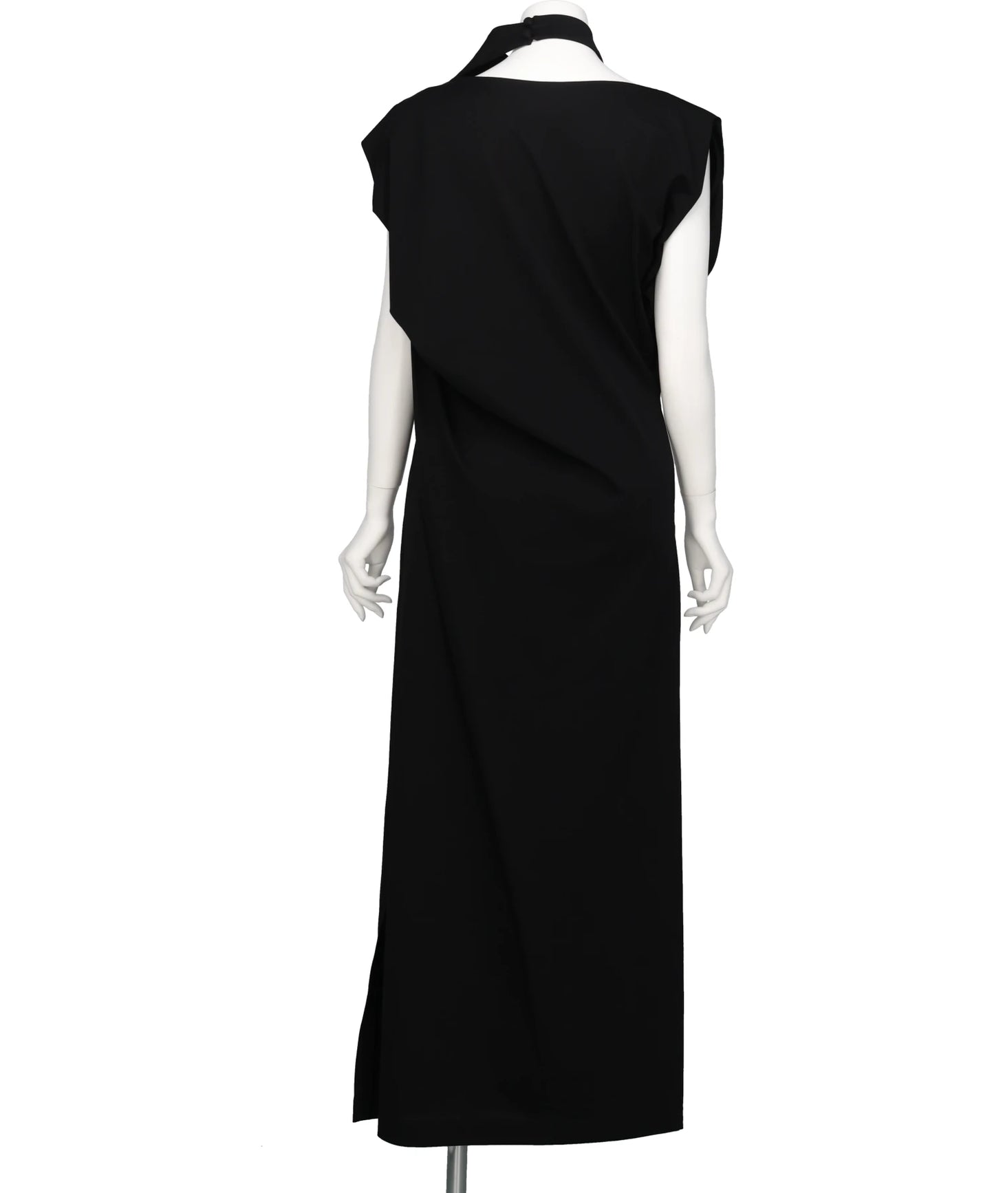 COTTON JERSEY ASYMMETRIC DRESS