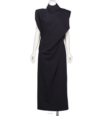 Mame Kurogouchi(マメ クロゴウチ)COTTON JERSEY ASYMMETRIC DRESS
