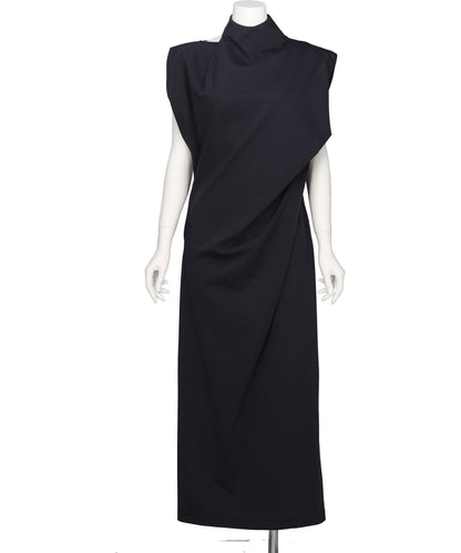 Mame Kurogouchi(マメ クロゴウチ)COTTON JERSEY ASYMMETRIC DRESS