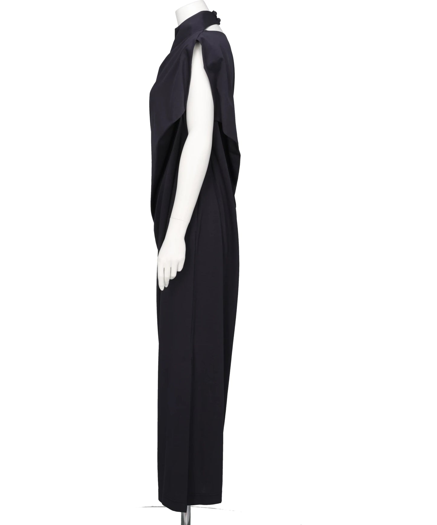 COTTON JERSEY ASYMMETRIC DRESS