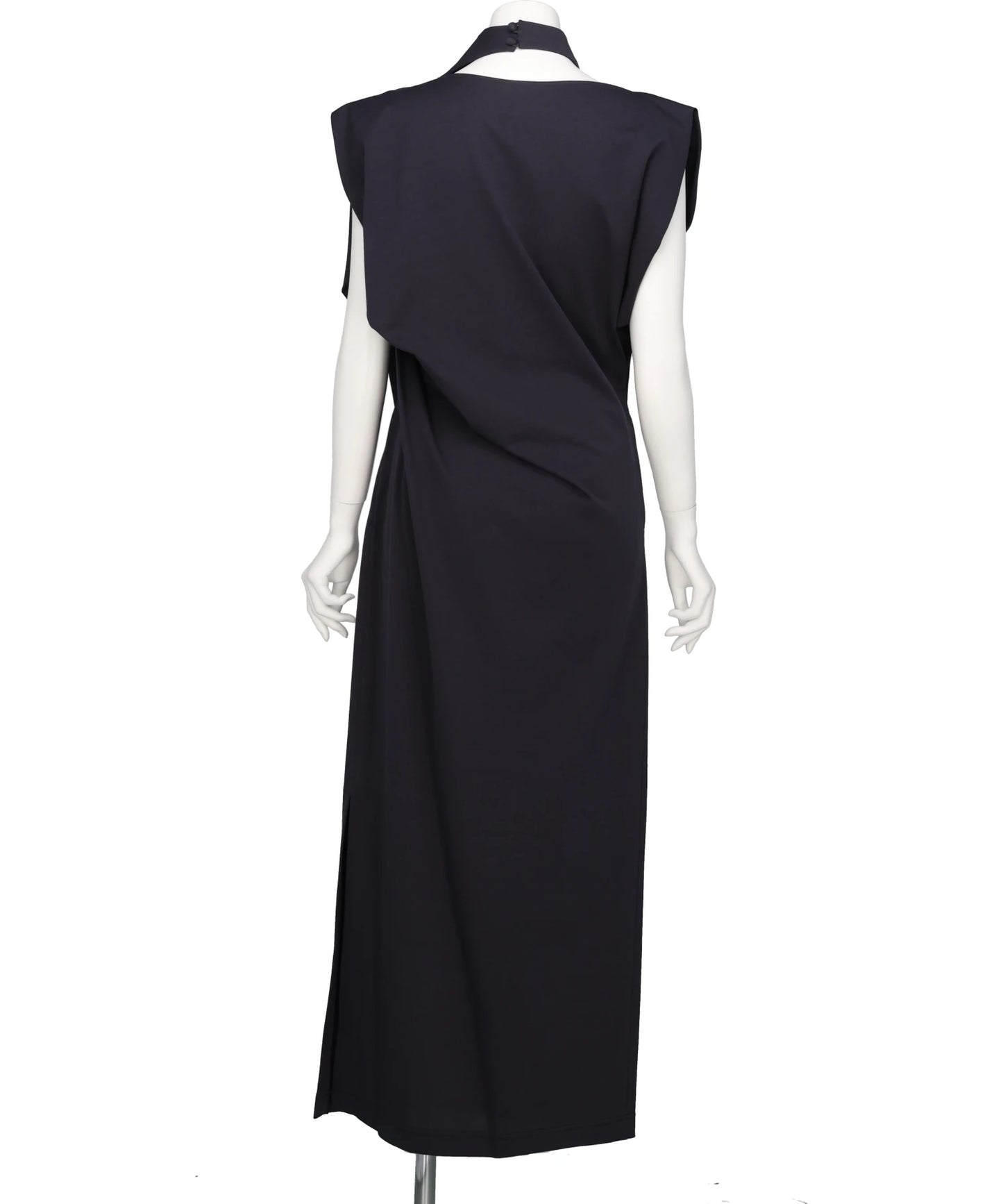 COTTON JERSEY ASYMMETRIC DRESS