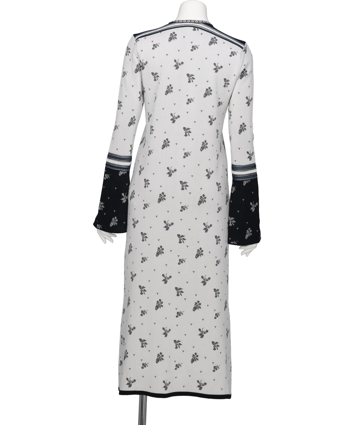 FLORAL JACQUARD KNIT DRESS